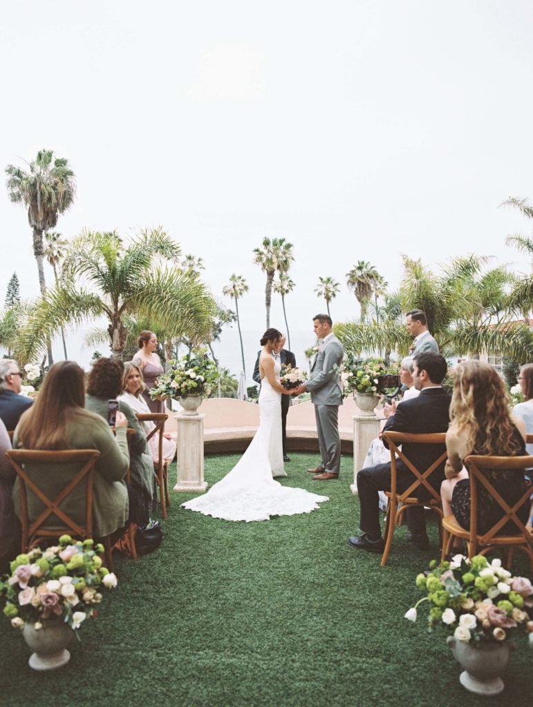 San Diego beach wedding ceremony